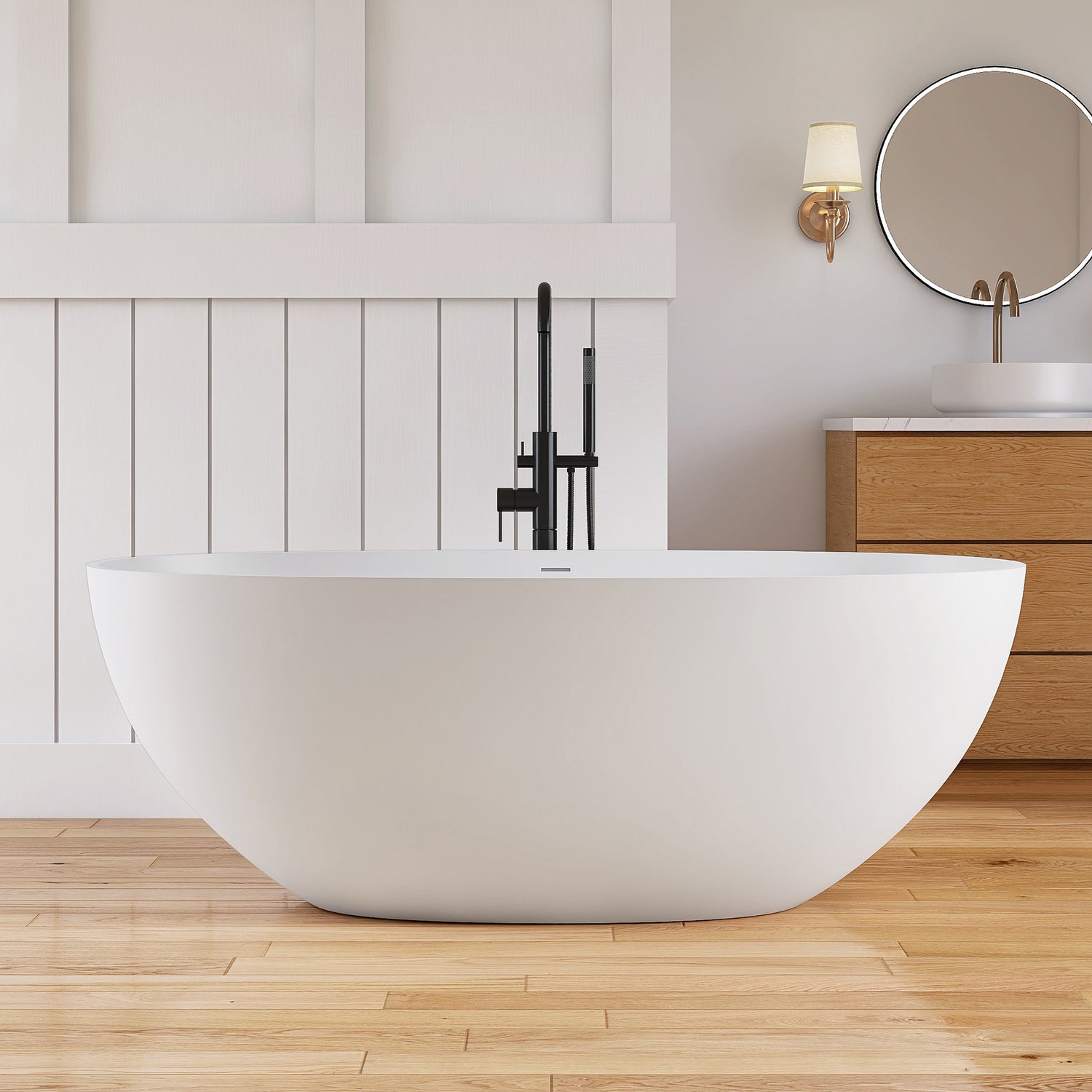 Unique freestanding bathtub