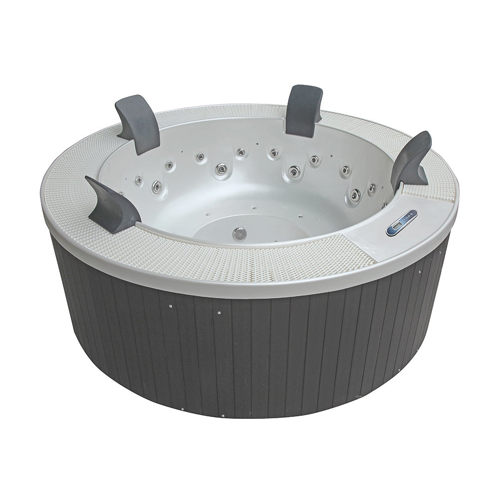 Medunjess Acrylic Massage Bathtub with 34 Jets, Ozone Sterilization, and Heating System