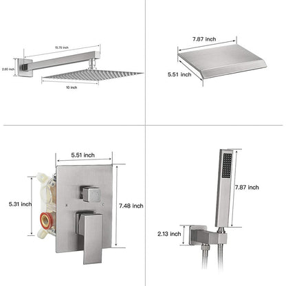 Medunjess DU04-BN Diverter Complete Shower System