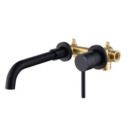 Medunjess DU-61BN Wall Mounted Optional Single-handle Bathroom Faucet