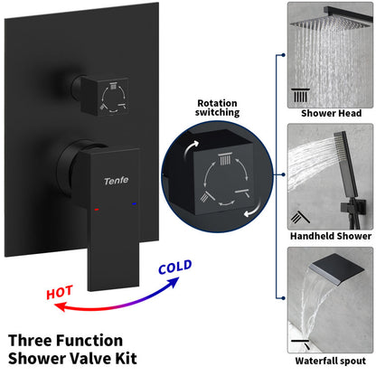 Medunjess DU31-B Diverter Tub & Shower Faucet