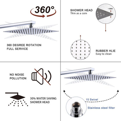 Medunjess DU-82S Diverter Complete Shower System