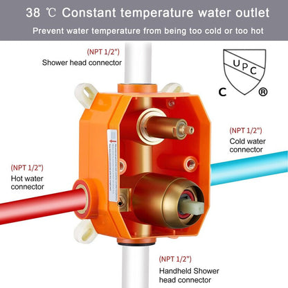 Medunjess DU-81S Diverter Tub & Shower Faucet