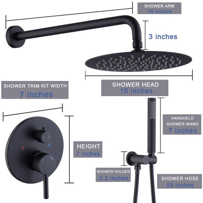 Medunjess DU-81S Diverter Tub & Shower Faucet