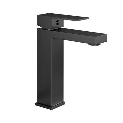 Medunjess DC068-G Single-Hole Single-handle Bathroom Faucet Modern Faucet Black