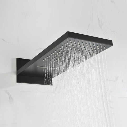 Medunjess Bathroom Matte Black Shower Faucet