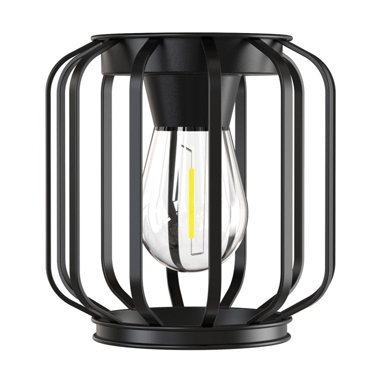 Medunjess 13.49" Solar Powered Integrated LED Outdoor Lantern