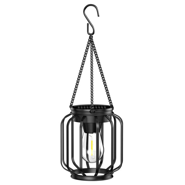 Medunjess 13.49" Solar Powered Integrated LED Outdoor Lantern