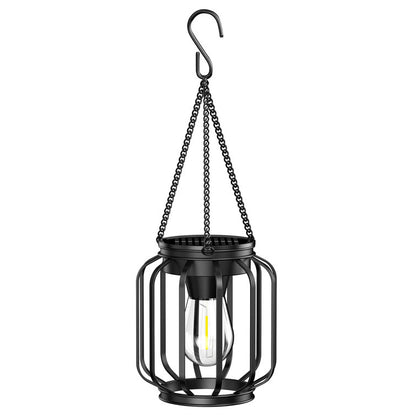 Medunjess 13.49" Solar Powered Integrated LED Outdoor Lantern