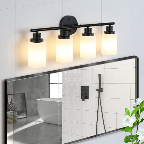 Medunjess Modern 4-Light Vanity Bathroom Mirror Light