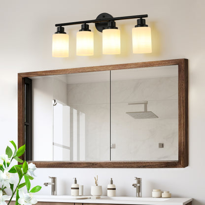 Medunjess Modern 4-Light Vanity Bathroom Mirror Light